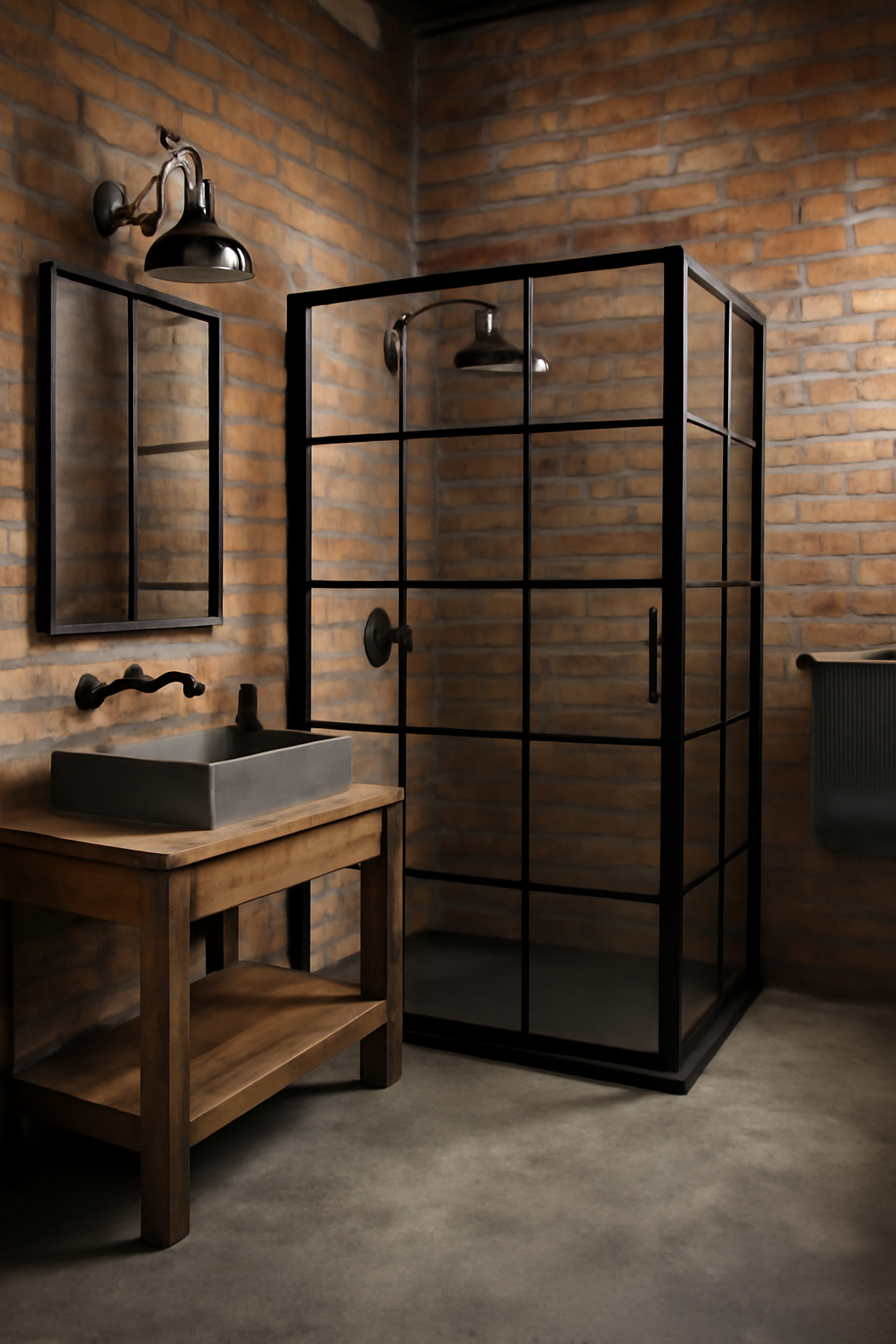 Industrial Bathroom