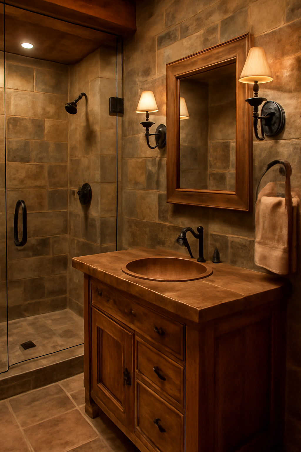Rustic Bathroom